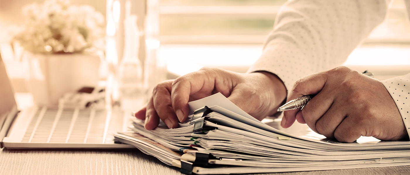 Customs brokerage, including the processing of documents and clearance of goods